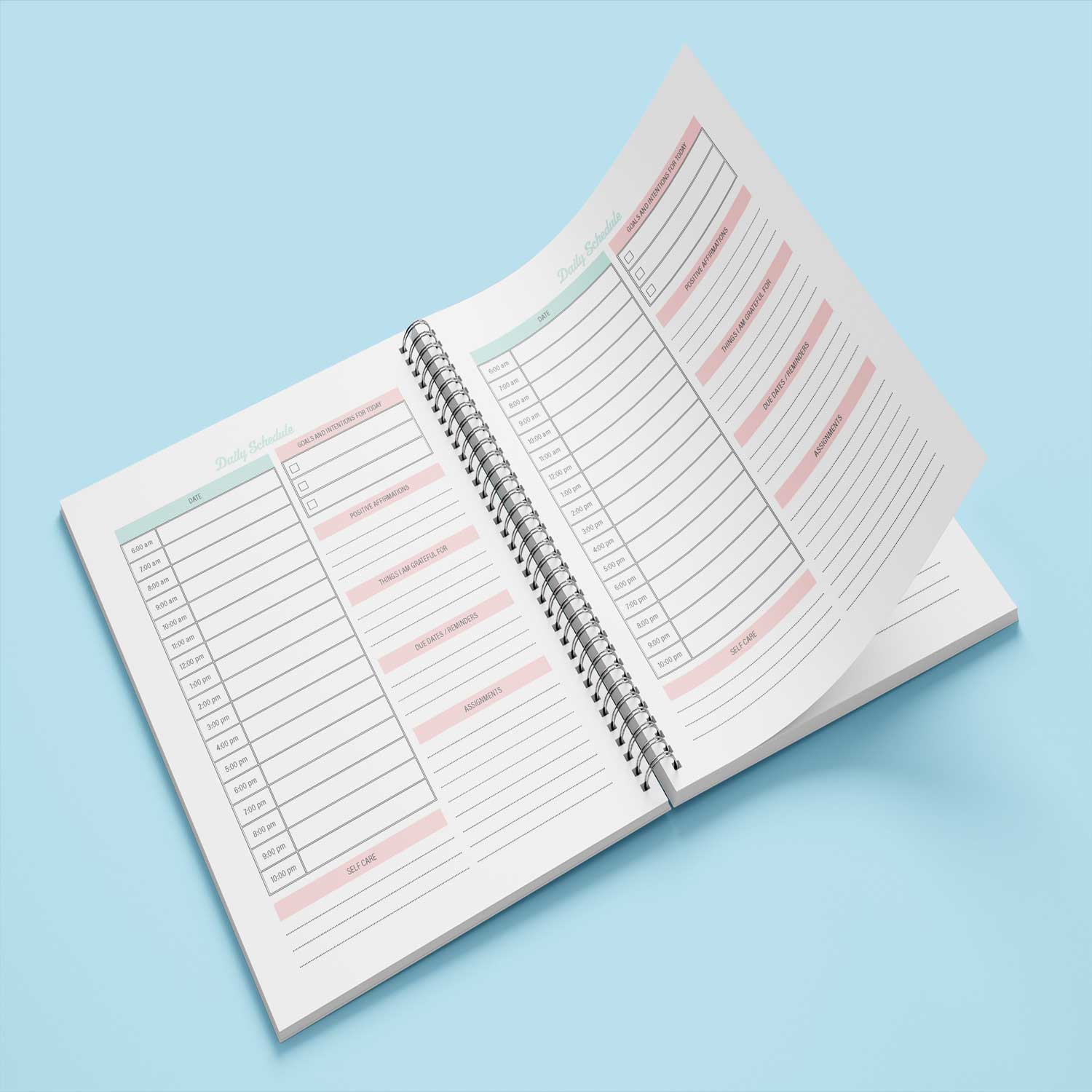 Student Success Planner - Daily, Weekly, Monthly Goal Planner for