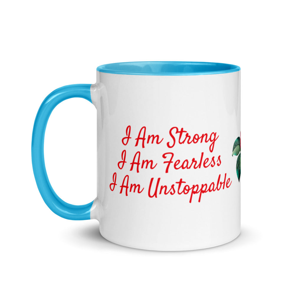 I Am Strong I Am Fearless I Am Unstoppable - Affirmation Mug Success Acceleration Tools