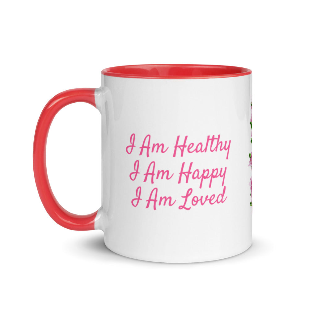 I Am Healthy I Am Happy I Am Loved - Affirmation Mug Success Acceleration Tools