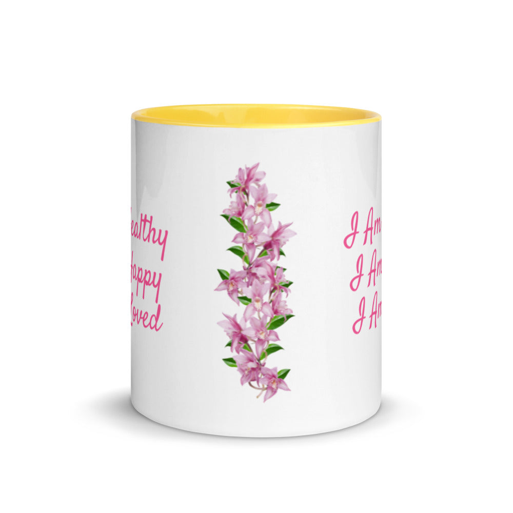 I Am Healthy I Am Happy I Am Loved - Affirmation Mug Success Acceleration Tools