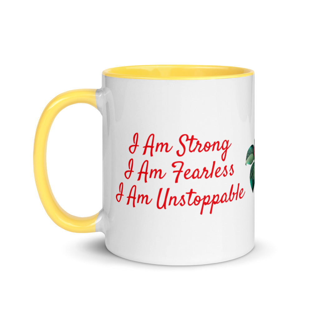 I Am Strong I Am Fearless I Am Unstoppable - Affirmation Mug Success Acceleration Tools