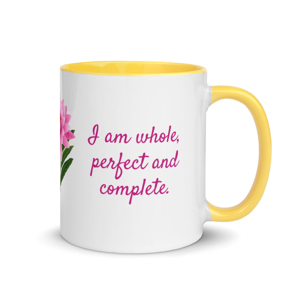I AM Whole Perfect and Complete - Motivational Mug | Affirmations Mug Success Acceleration Tools