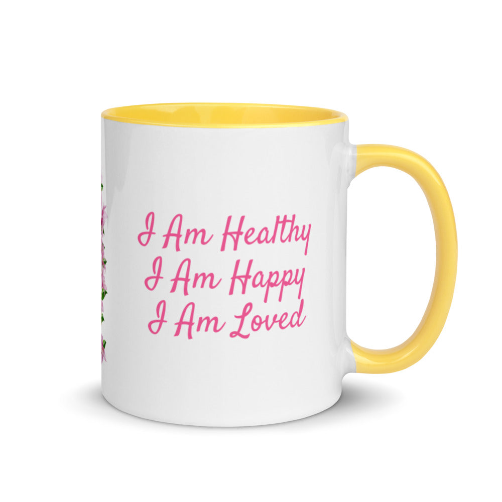 I Am Healthy I Am Happy I Am Loved - Affirmation Mug Success Acceleration Tools